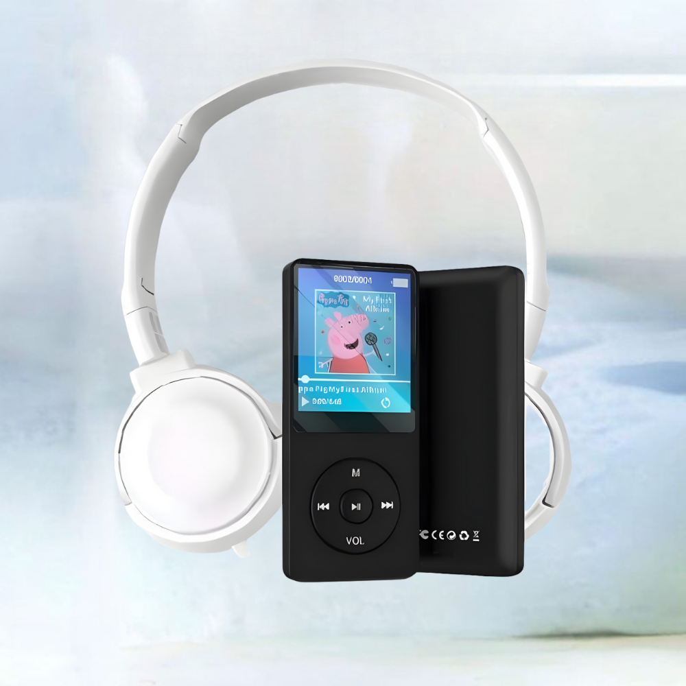 Kinderkoptelefoon MP3 Speler Internetvrij Muziek - Velinix