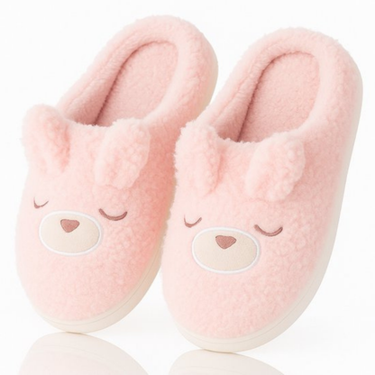 Pantoffels Dames Fleece Warm Harten voor Valentijnsdag