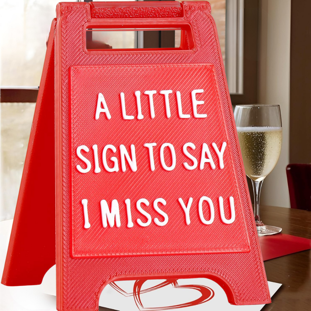 Romantisch Liefdesbordje Mini Opvouwbaar Tafel Decoratie