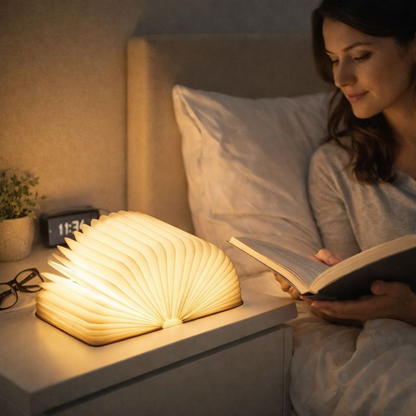 Tafellamp LED Leeslamp met Boekdesign Decoratie