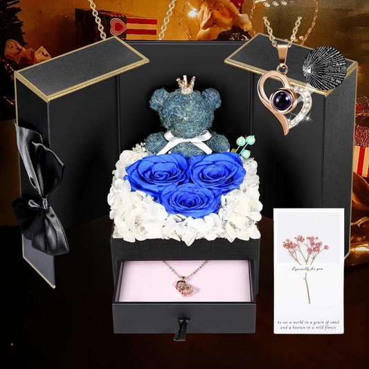 Eeuwige Rozen Cadeaubox Sieraden Geschenkset Decoratie - Velinix