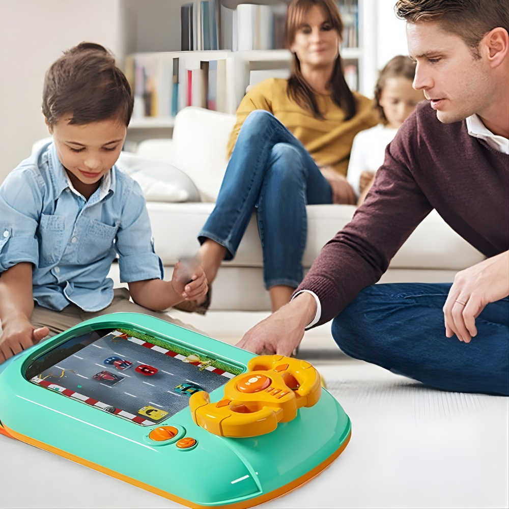 Kinderen Raceconsole Interactief Stuurspel Leer speelgoed