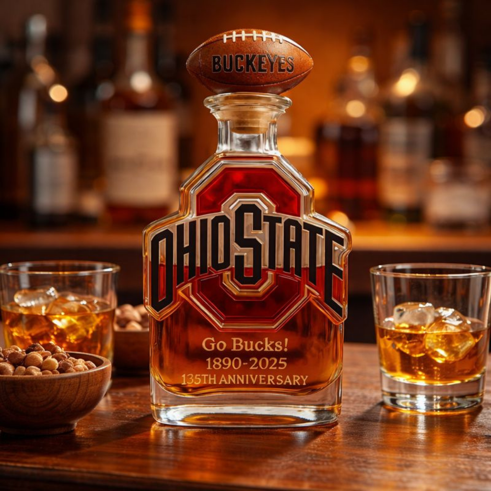 Whisky Fles Sportthema Decoratief Glazen Geschenk