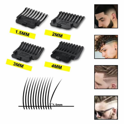 Draadloze Haartrimmer Set voor Baard en Haar Verzorging