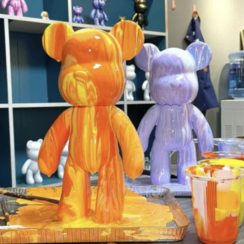 Teddy Beeld Moderne Vinyl Wanddecoratie