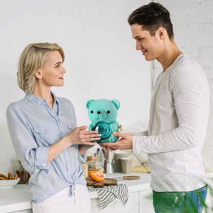 Romantisch Teddy Sieraad met Kunstroos