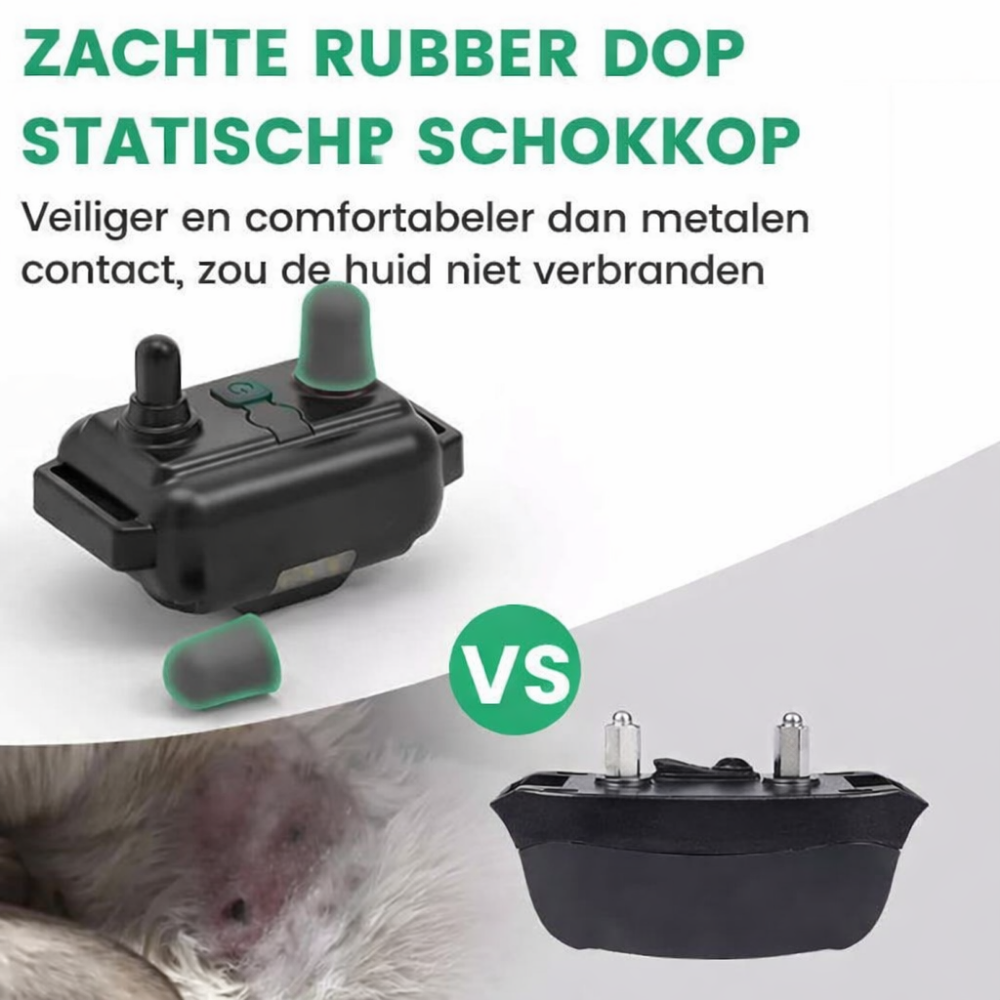 Hondentrainingshalsband Waterdicht Afstandsbediening Oplaadbaar