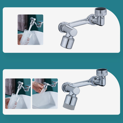 Draaibare Kraan Adapter Waterbesparend Messing Spitfilter