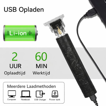 Draadloze Haartrimmer Set voor Baard en Haar Verzorging