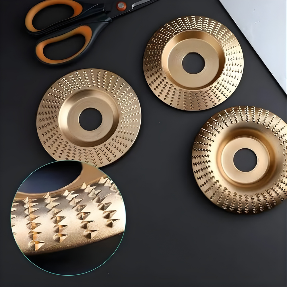Tungstencarbide Slijpschijf Set 3-in-1 voor Houtbewerking