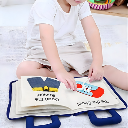 Peuters Activiteitenboek Montessori Stofboek Leer Vaardigheden