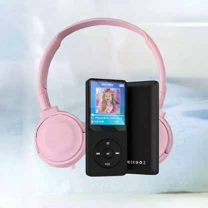 Kinderkoptelefoon MP3 Speler Internetvrij Muziek
