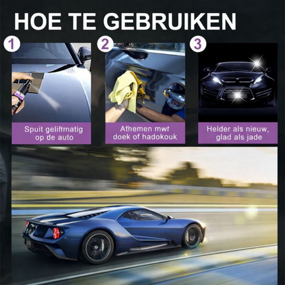 Autopoetsmiddel Keramische Coating Spray Waterafstotend