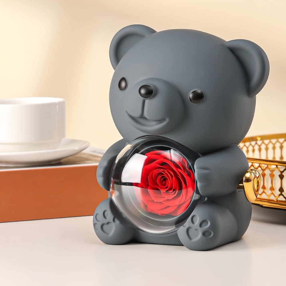 Romantisch Teddy Sieraad met Kunstroos