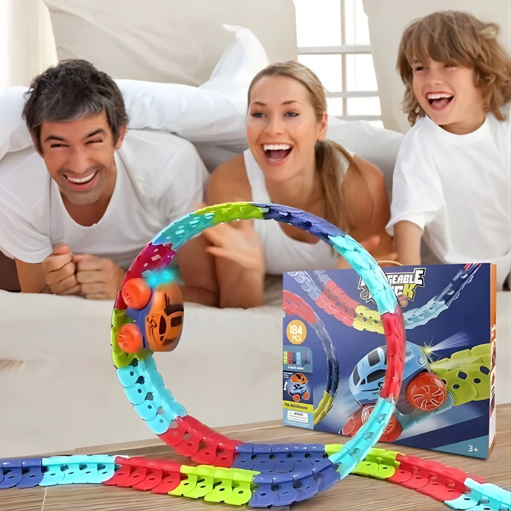 Racebaan Speelgoed Flexibel Looping Auto Set