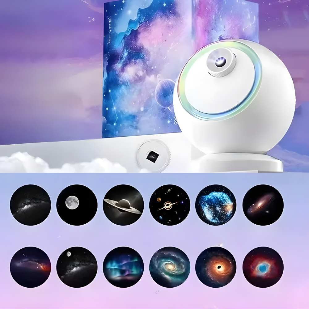 Galaxy Nachtlamp Projector met Bluetooth en Sterrenpatroon - Velinix