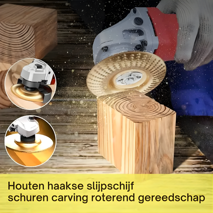 Tungstencarbide Slijpschijf Set 3-in-1 voor Houtbewerking