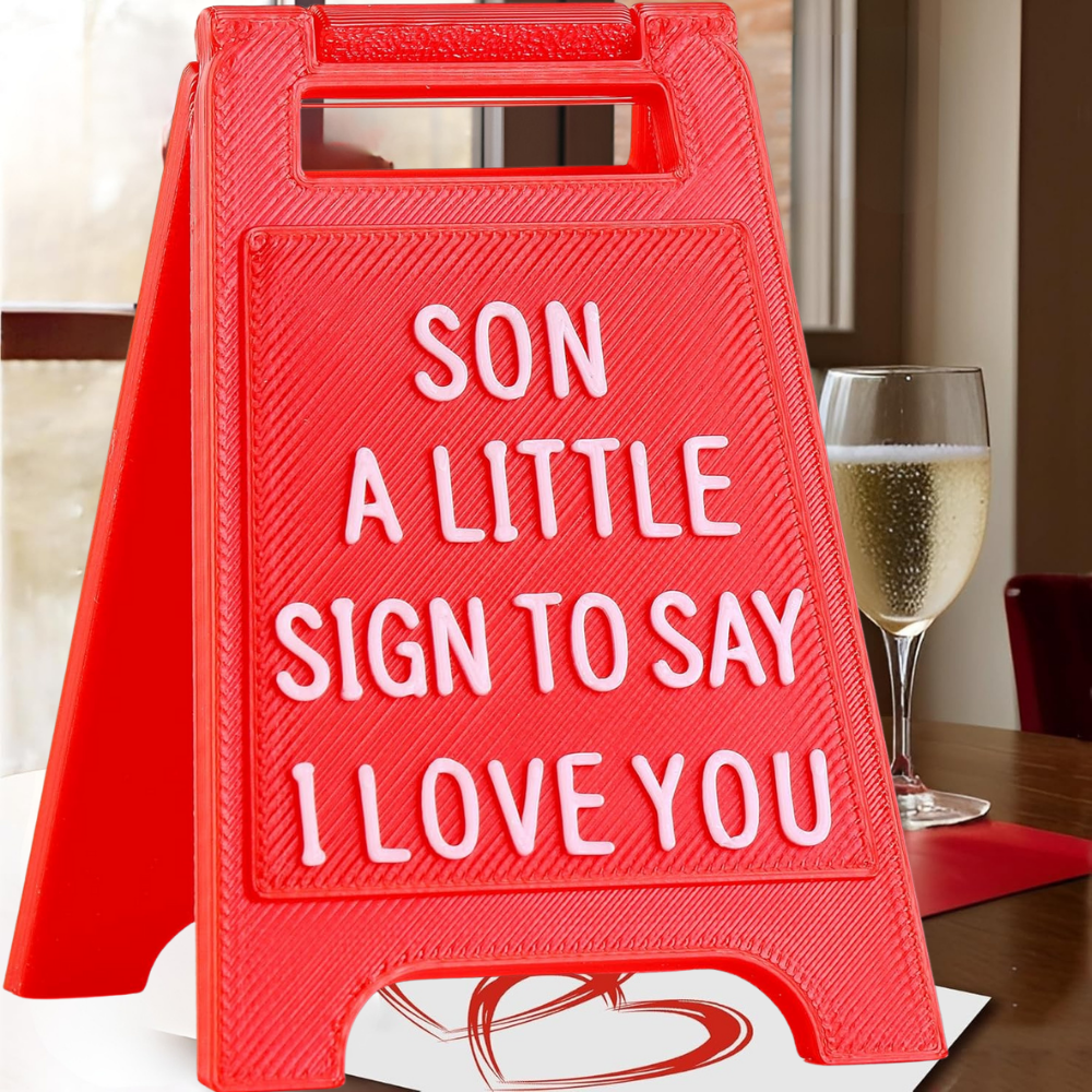 Romantisch Liefdesbordje Mini Opvouwbaar Tafel Decoratie