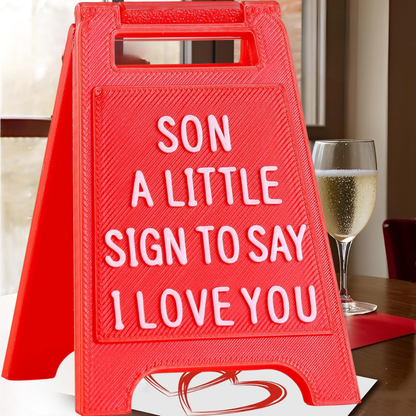 Romantisch Liefdesbordje Mini Opvouwbaar Tafel Decoratie