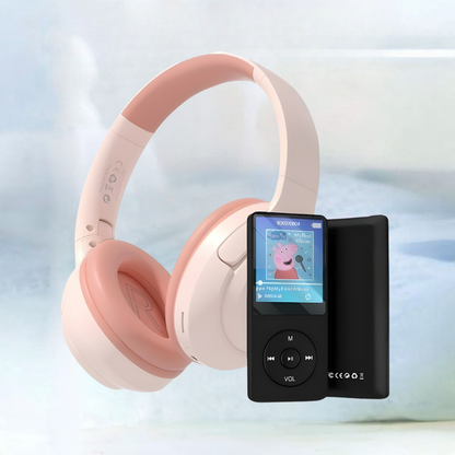 Kinderkoptelefoon MP3 Speler Internetvrij Muziek