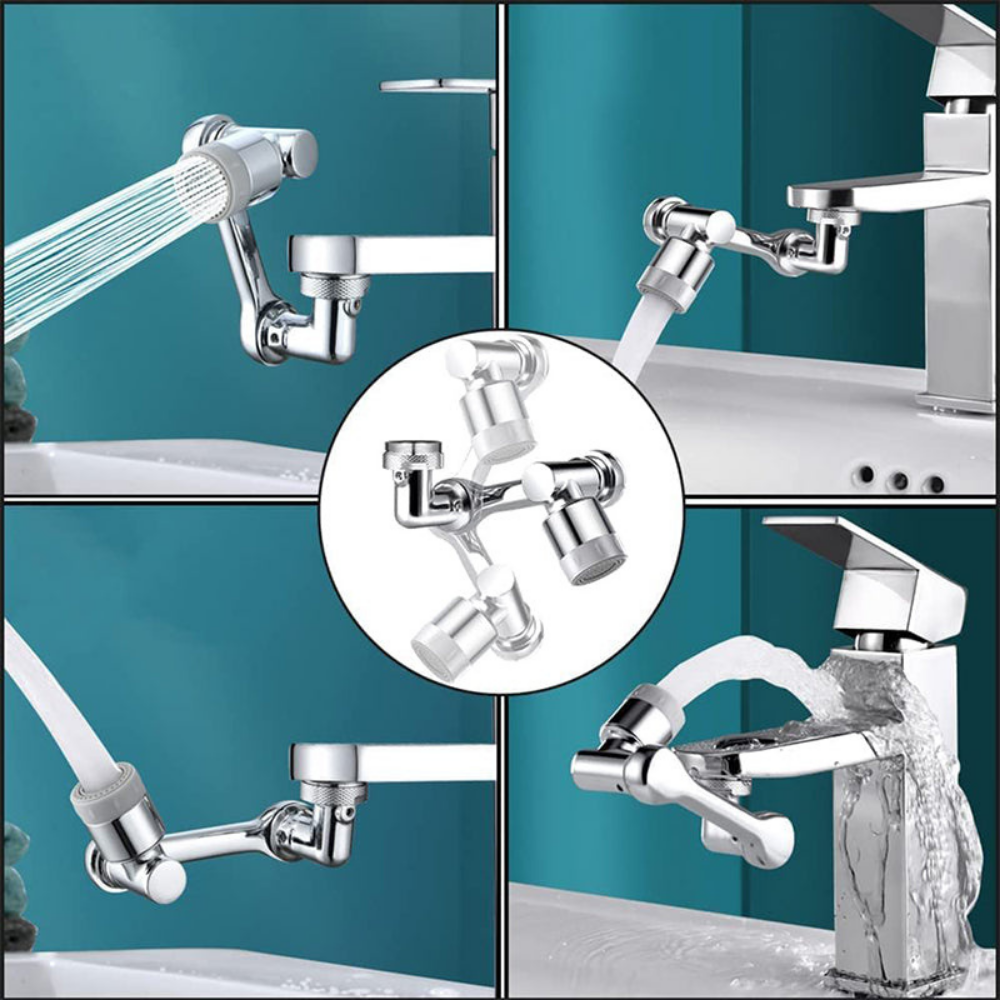 Draaibare Kraan Adapter Waterbesparend Messing Spitfilter