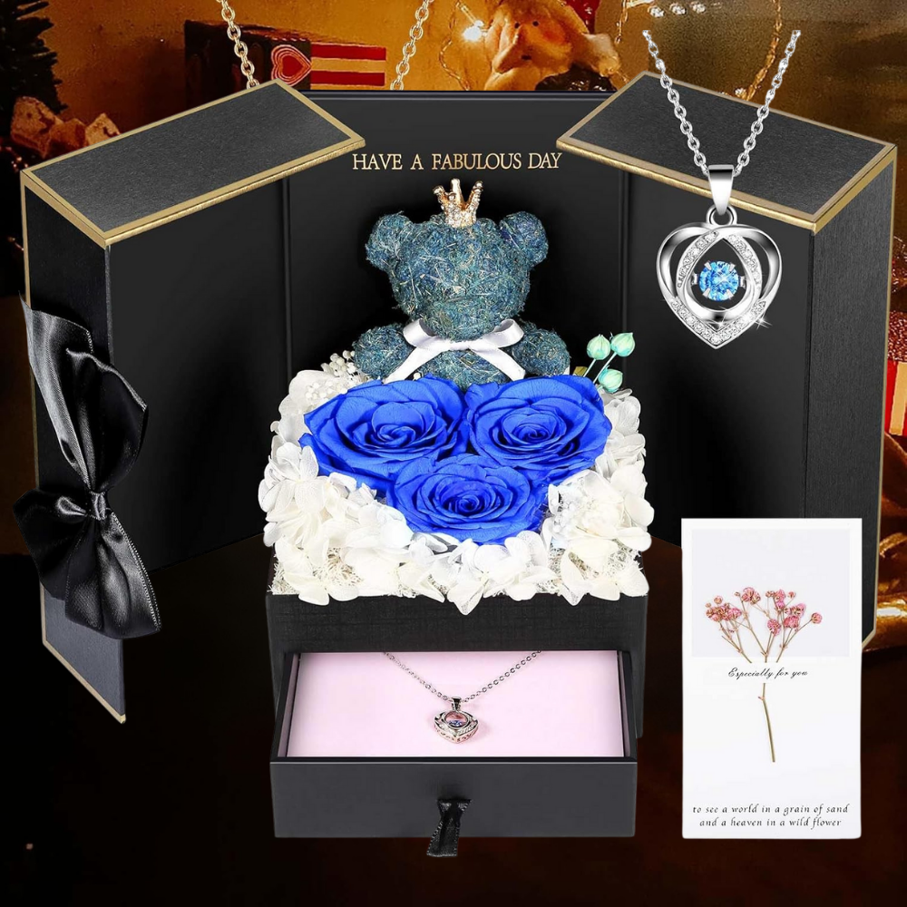 Eeuwige Rozen Cadeaubox Sieraden Geschenkset Decoratie