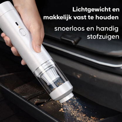 Draadloze Autostofzuiger Krachtig en Compact voor Auto