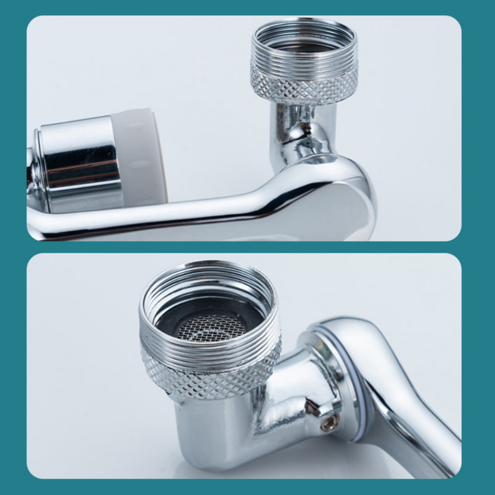 Draaibare Kraan Adapter Waterbesparend Messing Spitfilter