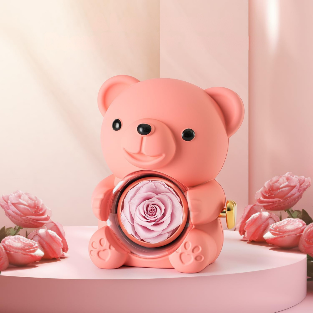 Romantisch Teddy Sieraad met Kunstroos