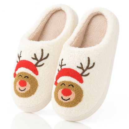 Pantoffels Dames Fleece Warm Harten voor Valentijnsdag