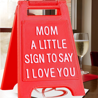 Romantisch Liefdesbordje Mini Opvouwbaar Tafel Decoratie