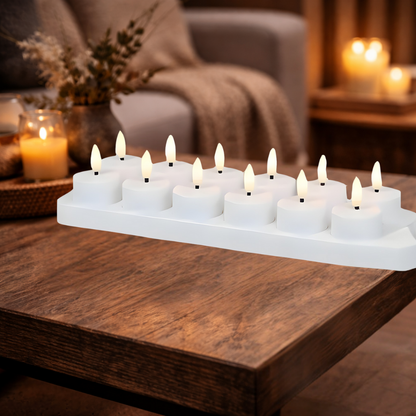 LED Kaarsen Oplaadbaar met Afstandsbediening en Timer