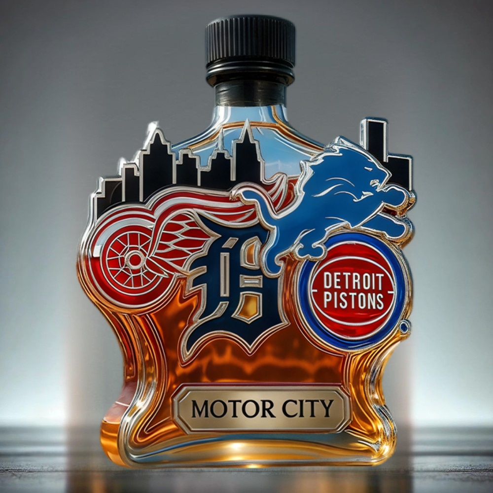 Whisky Fles Sportthema Decoratief Glazen Geschenk - Velinix