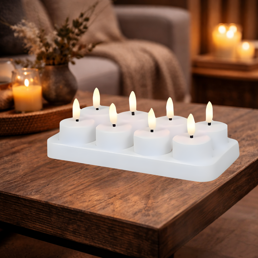 LED Kaarsen Oplaadbaar met Afstandsbediening en Timer