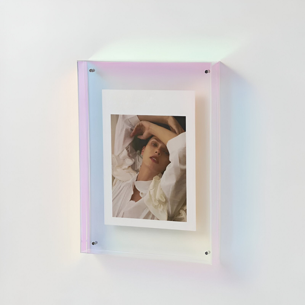 Fotolijst Acryl Transparant Modern Design Glaslook