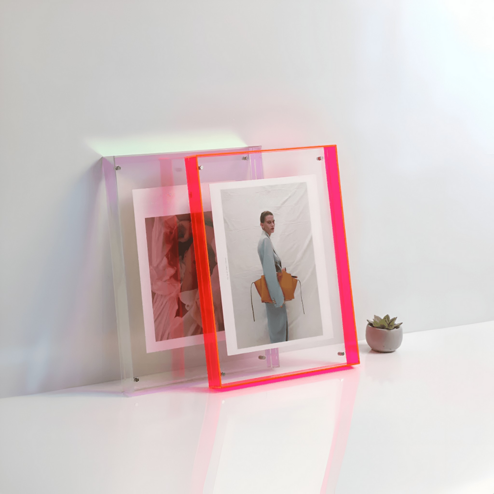 Fotolijst Acryl Transparant Modern Design Glaslook