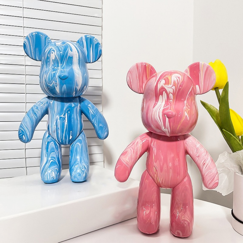 Teddy Beeld Moderne Vinyl Wanddecoratie - Velinix