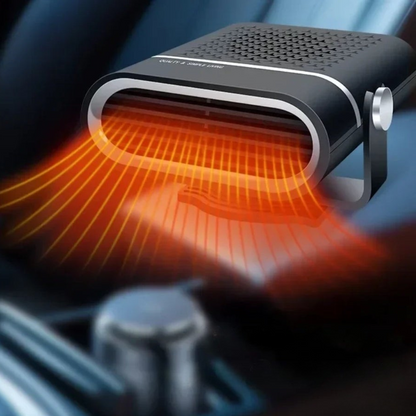 Draagbare Auto Verwarming Ruitontdooier 12V USB Zwart