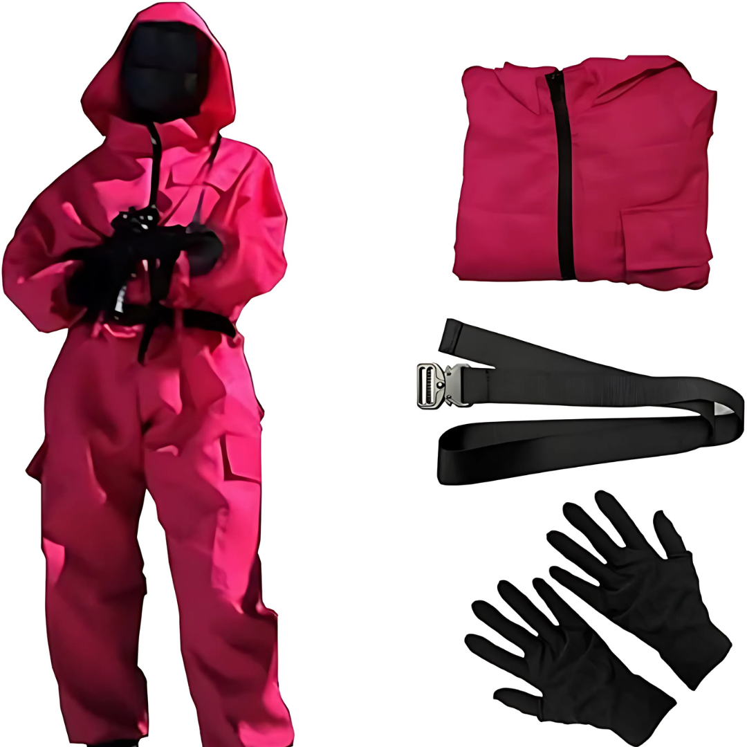 Halloween Jumpsuit Unisex Lang Mouw Met Kap - Velinix