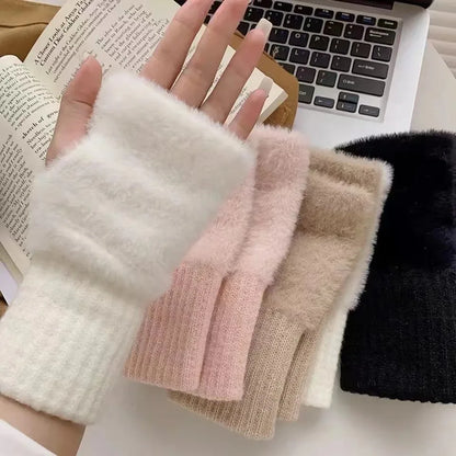 Vingerloze Handschoenen Unisex Fleece Warm en Zacht