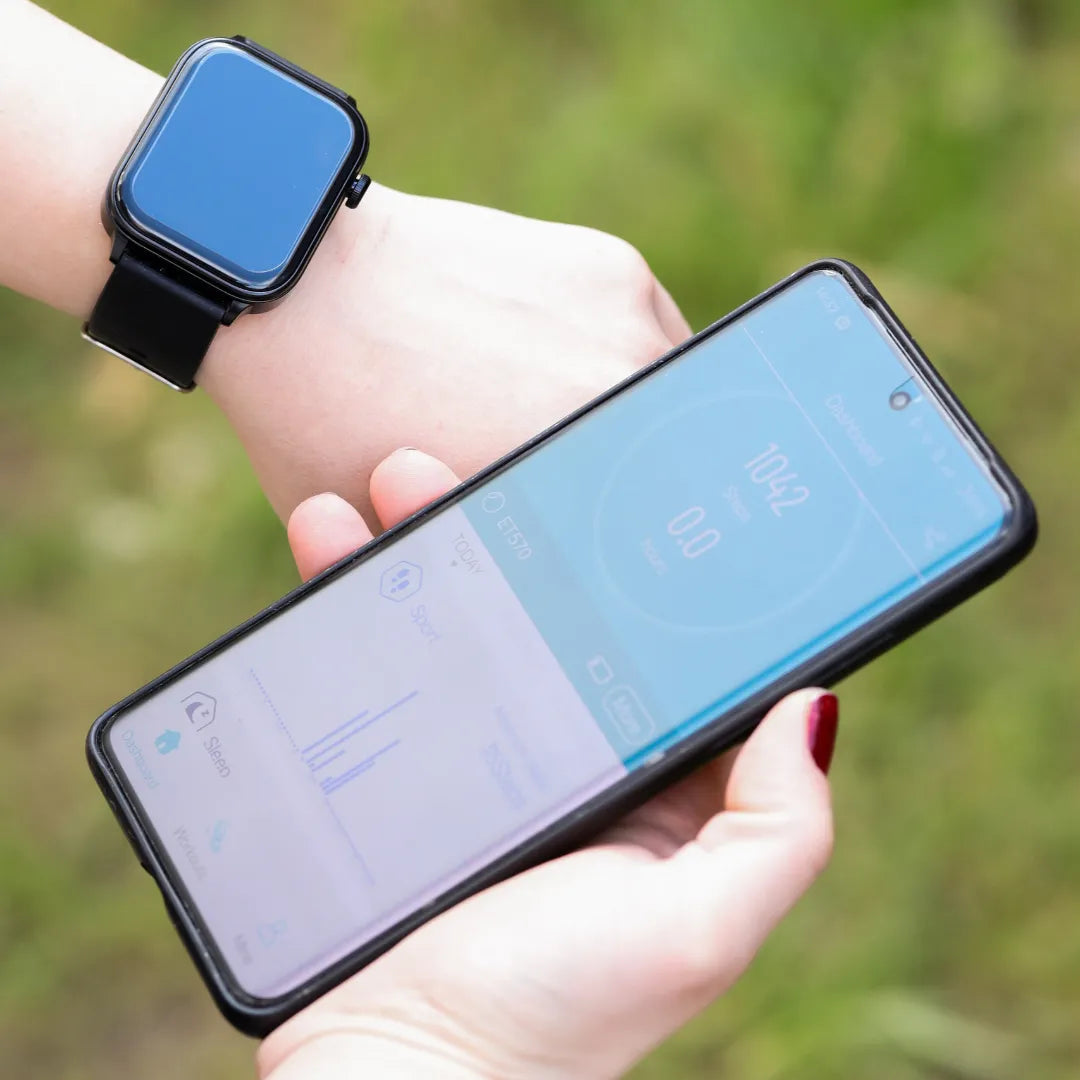 Smartwatch met Hartslagmeter en IP68 Waterproof voor Sporters