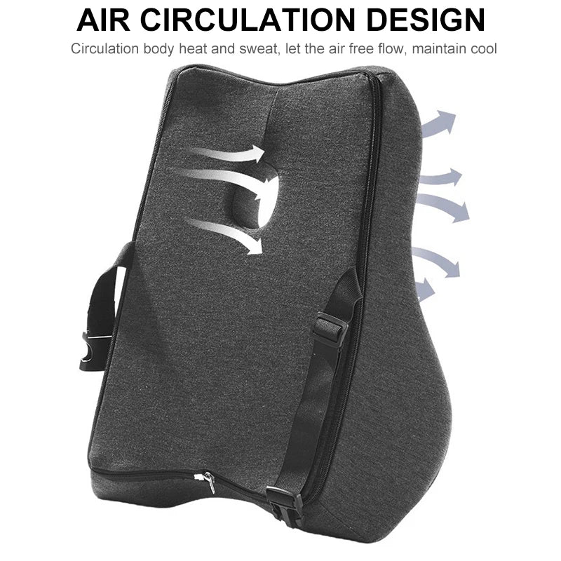 Ergonomisch Rugleuningkussen voor Stoel Steun en Comfort