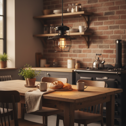 Industriële Hanglamp Retro Stijl Met Edisonpepers