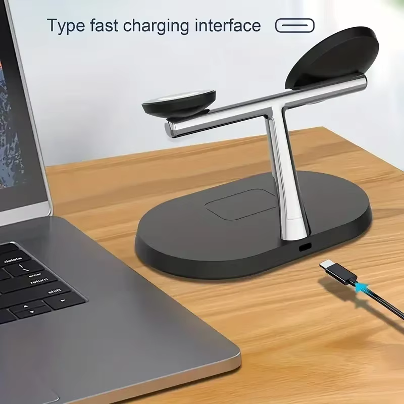 Draadloze Oplaadstandaard 3-in-1 MagCharge Snellaadstation