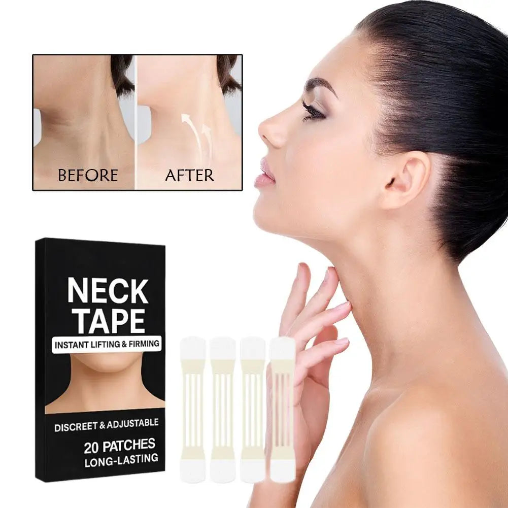 Neklift Tape voor een Jeugdige Huid Onzichtbaar en Comfortabel