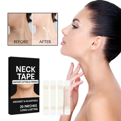 Neklift Tape voor een Jeugdige Huid Onzichtbaar en Comfortabel