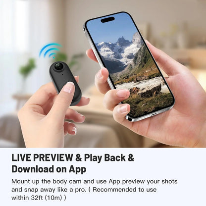 Mini Camera HD Bodycamera Compact voor Discreet Opnemen