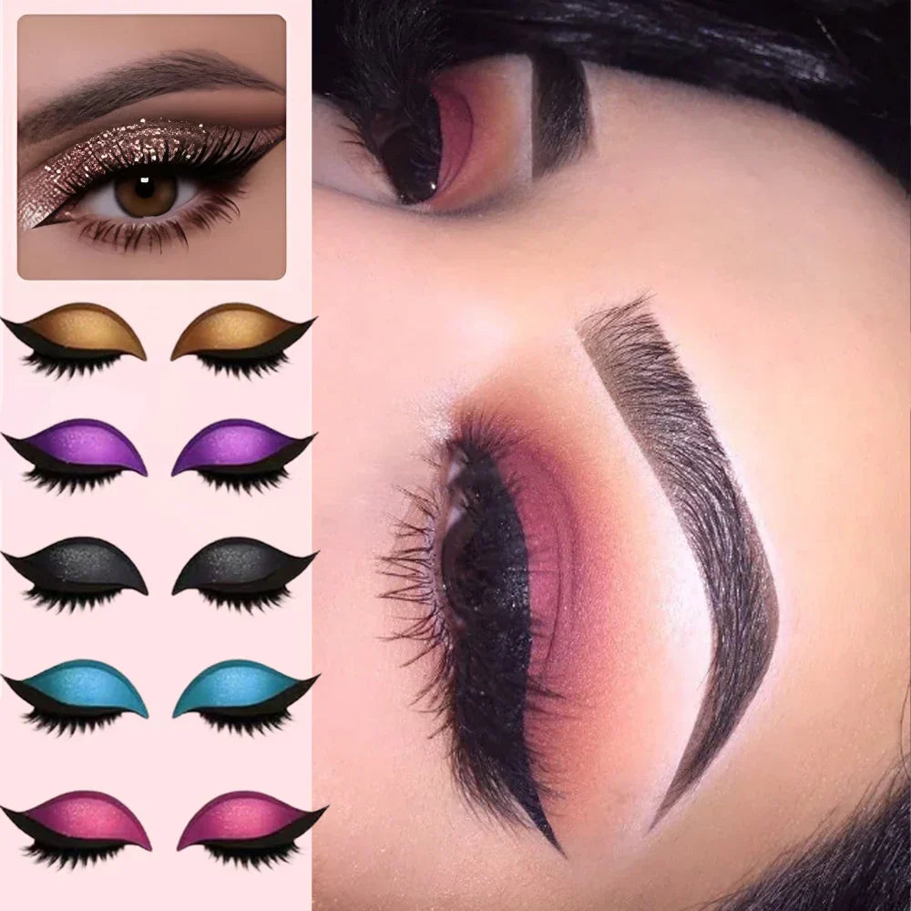Oogstickers voor een Snelle Oogmake-up Look