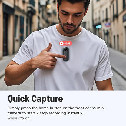 Mini Camera HD Bodycamera Compact voor Discreet Opnemen