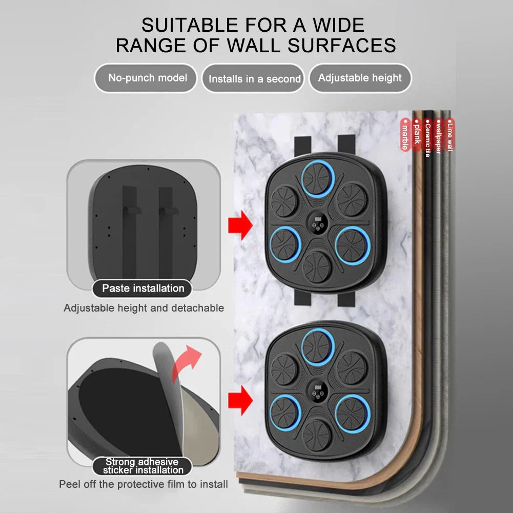 Bluetooth Wandbokstrainer Muziekmachine met Microfoon